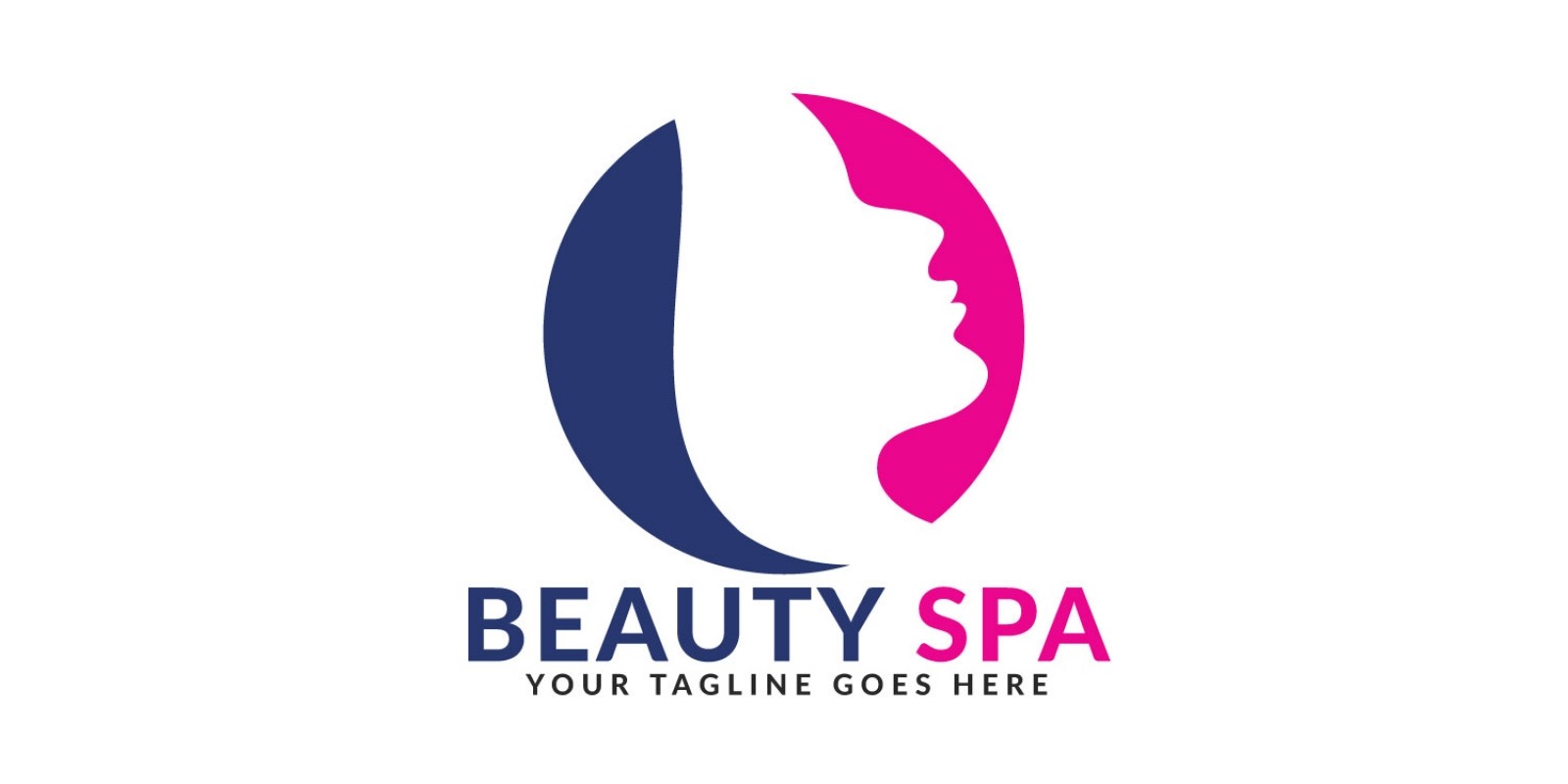 1600x800 Beauty Spa Vector Logo Design Codester