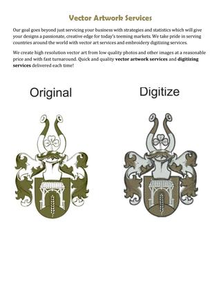 320x414 Vector Digitizing Artwork Services