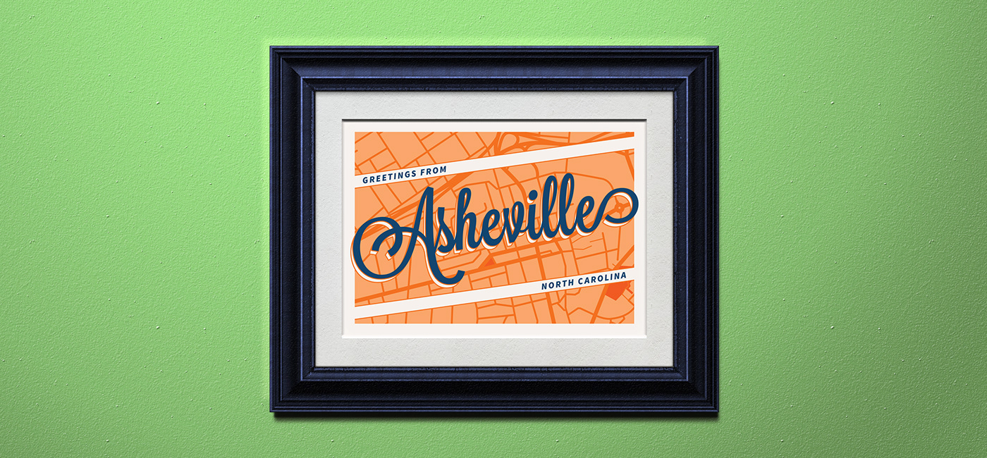1400x650 Our Vector City Asheville On Behance
