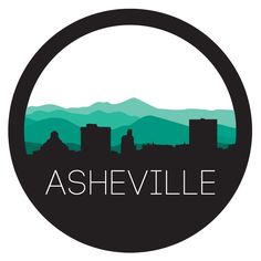 236x236 Asheville Skyline Silhouette