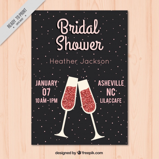 626x626 Bachelorette Party Invitation Vector Free Download