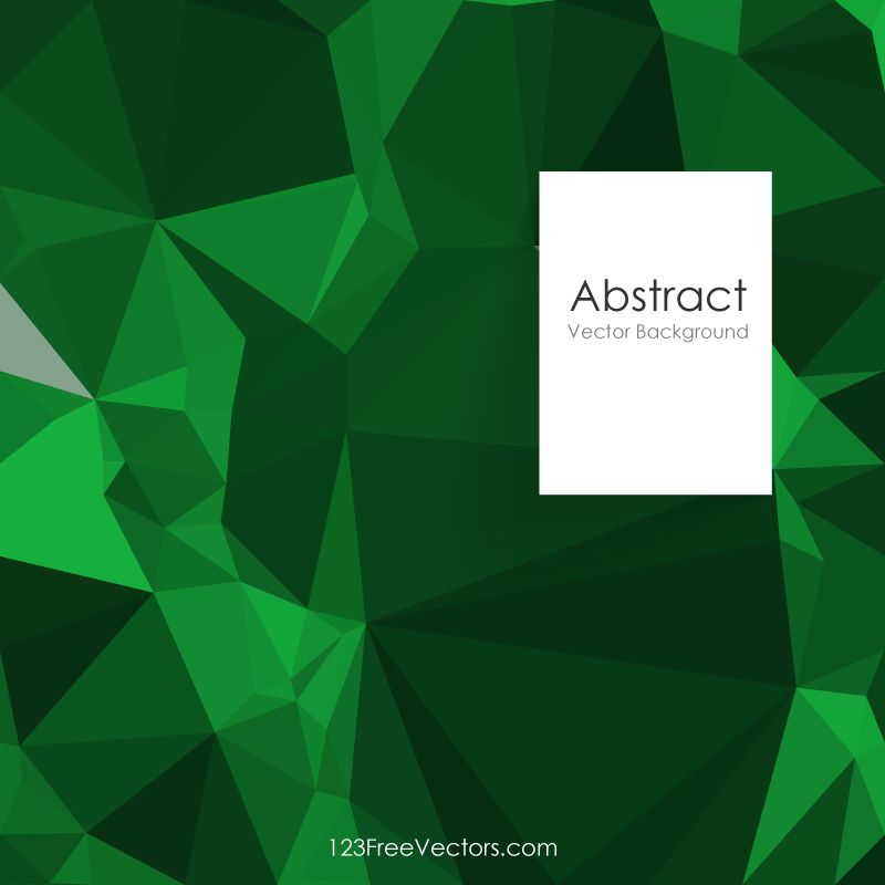 800x800 Dark Green Abstract Polygonal Background Clip Art Free Vectors