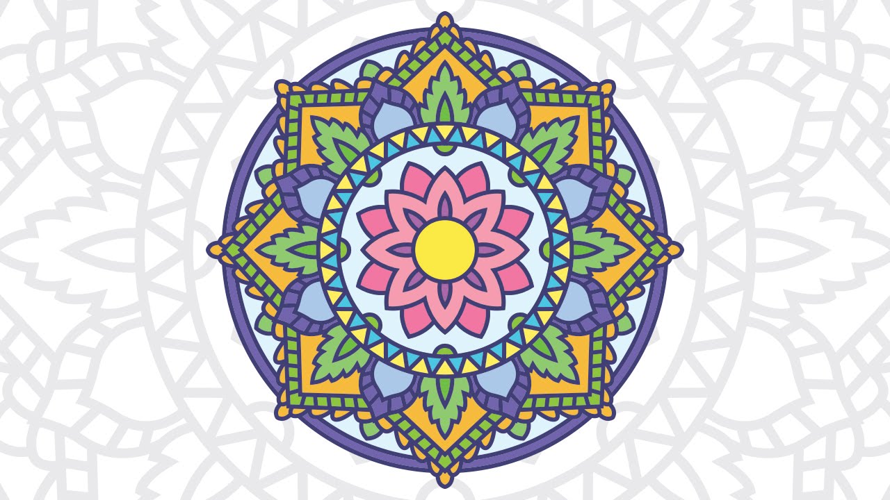1280x720 How To Make Vector Mandalas In Illustrator Using Mirrorme Plugin