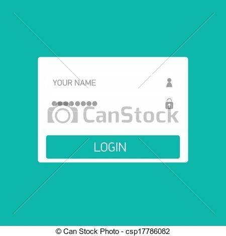 450x470 Vector Login Website Template Flat Design Templates Asp Net Master