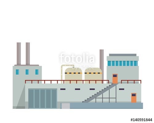 500x400 Modern Industrial Factory And Warehouse Logistic Building