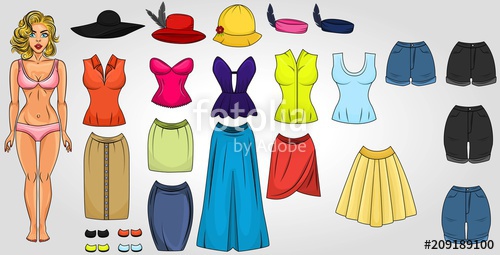500x255 Assets For A Dress Up Game, Clothing, Shoes And Accesories