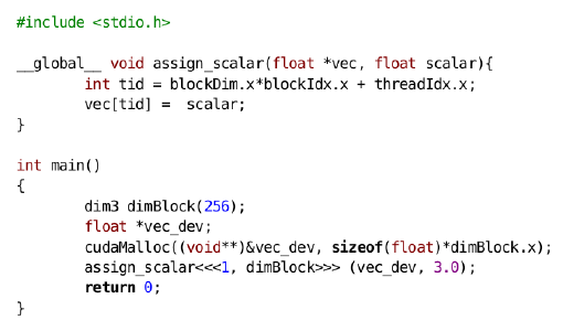 510x300 Very Simple Cuda Program Just Assign A Scalar To The Whole Vector