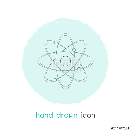 Atomic Energy Icon Line Element Vector Illustration Of Atomic 500x500 Atomic Energy Icon Line Element Vector Illustration Of Atomic