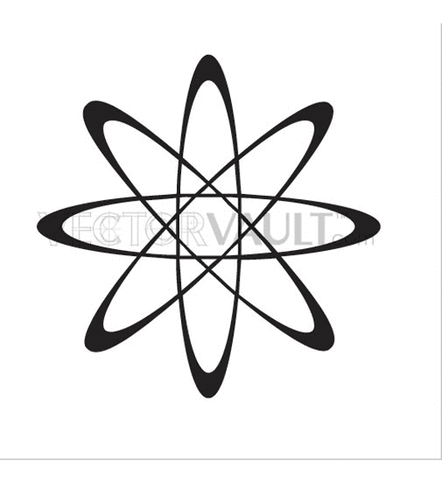 Buy Vector Atomic Icon Royalty Free Illustration 442x500 Buy Vector Atomic Icon Royalty Free Illustration