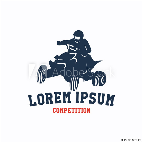 500x500 Atv Competition Logo Vector Template Design