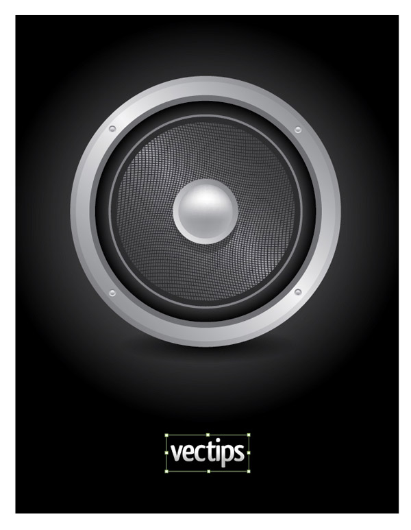 600x773 Design A Vector Audio Speaker Icon In Illustrator