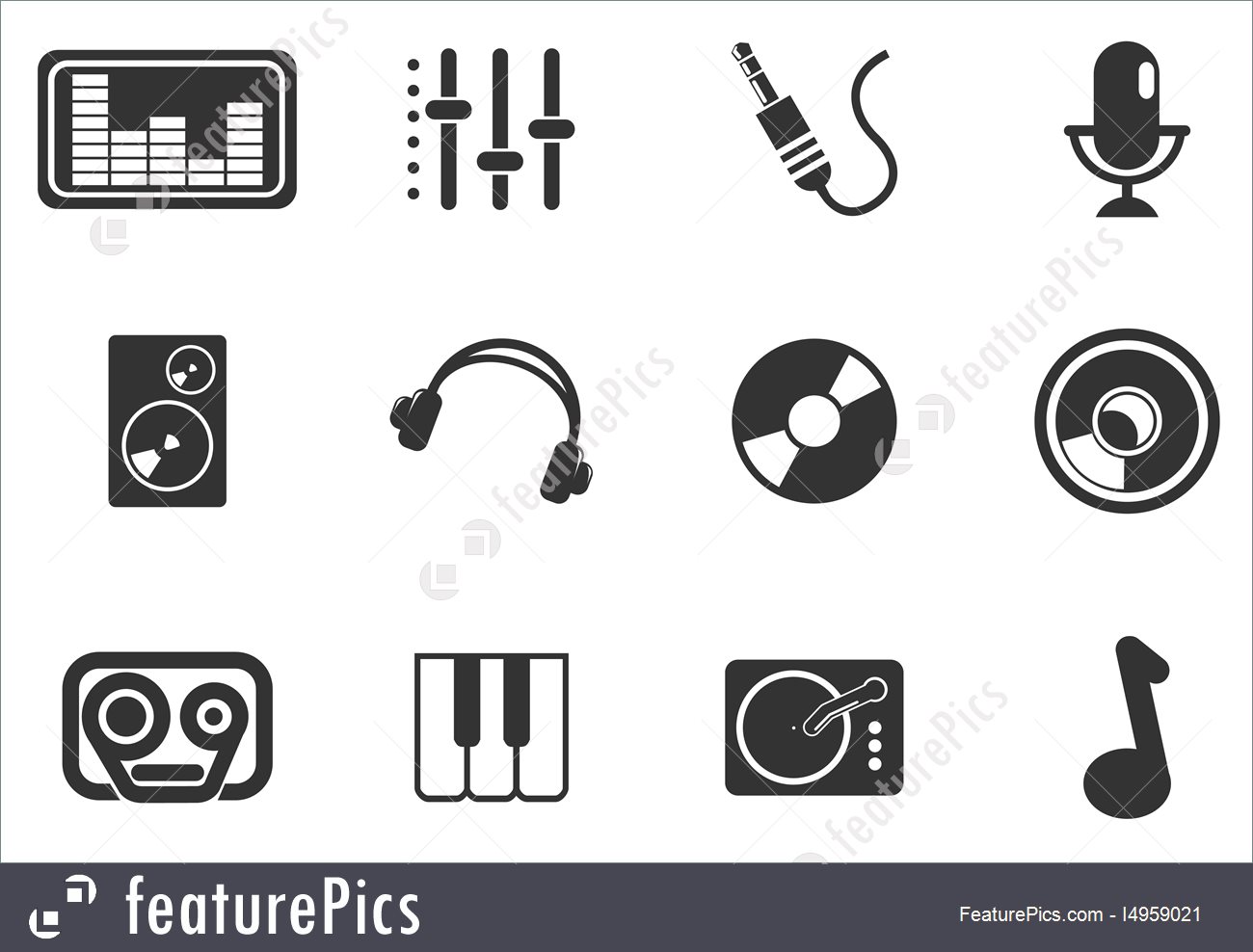 1300x988 Emblems And Symbols Audio And Music Simple Vector Icons