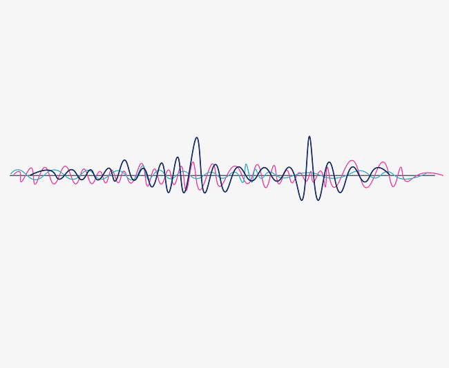650x533 Vector Psychedelic Sound Wave Curve Png Picture, Psychedelic