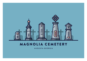 286x200 Augusta Georgia Postcard Vector