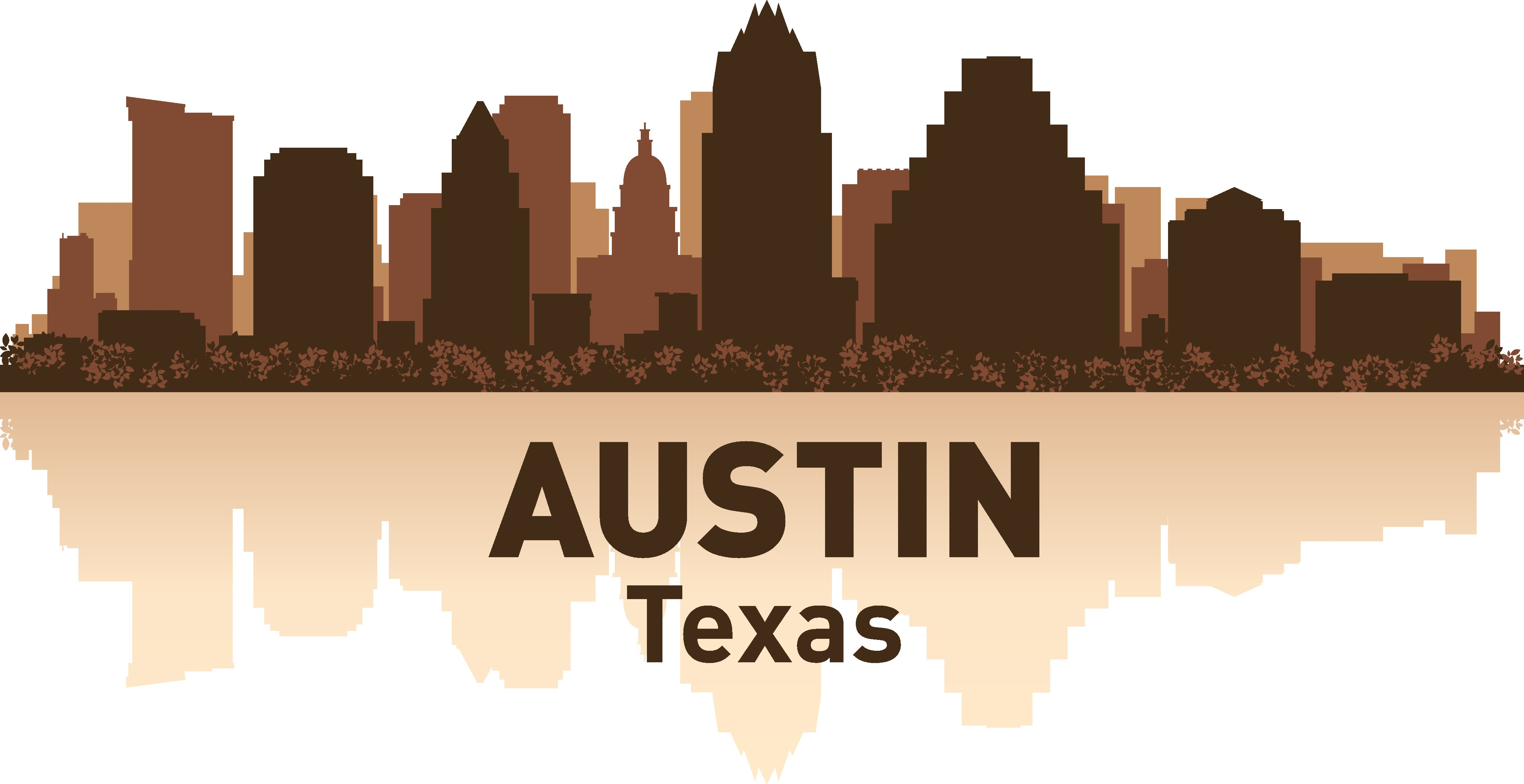 4217x2171 Austin Skyline Free Vector Cdr Download