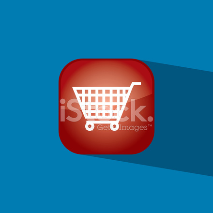 440x440 Auto Mart Icono Vector Plano Stock Vector