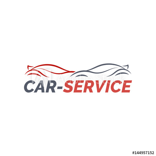 500x500 Vector Logo Template For Car Service, Car Wash, Auto Sales Cars