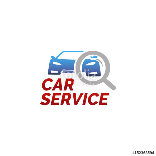 500x500 Vector Logo Template For Car Service, Car Wash Or Site Auto Sales