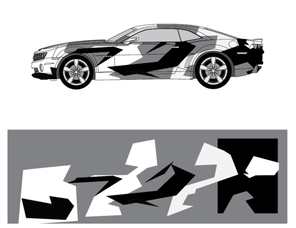 600x463 Vector Vehicle Wrap Design