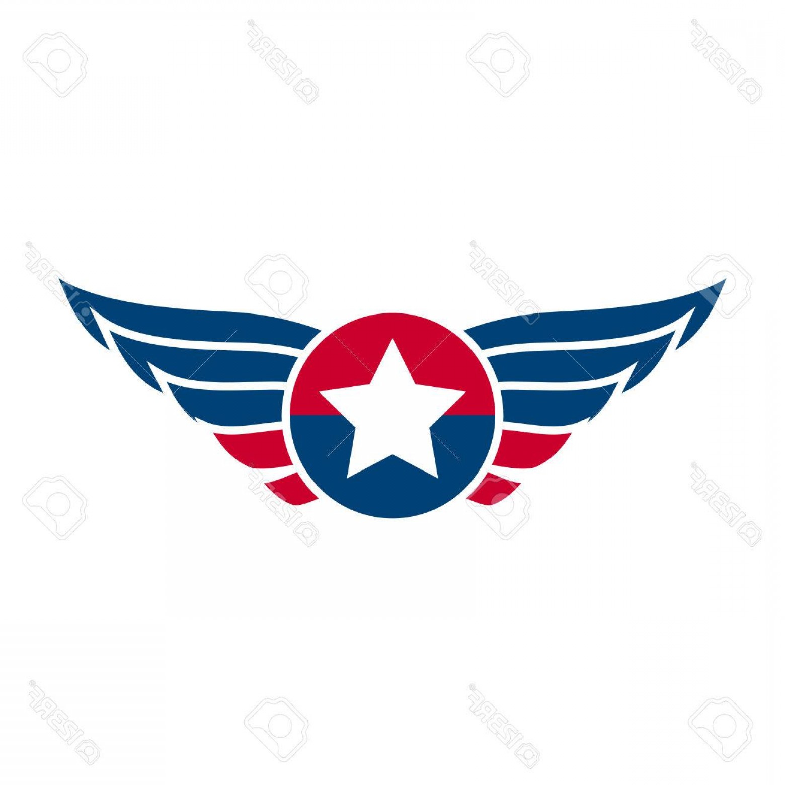 1560x1560 Photostock Vector Aviation Emblem Badge Or Logo Military And Civil