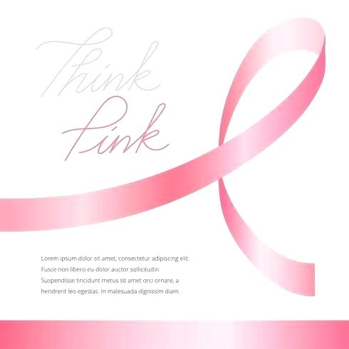490x490 Breast Cancer Awareness Ribbon Template Download Free Vector Art