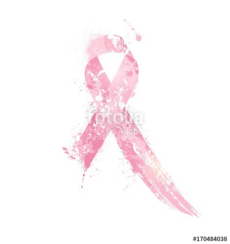 472x500 Breast Cancer Awareness Ribbon Watercolor Pink Ribbon, Breast