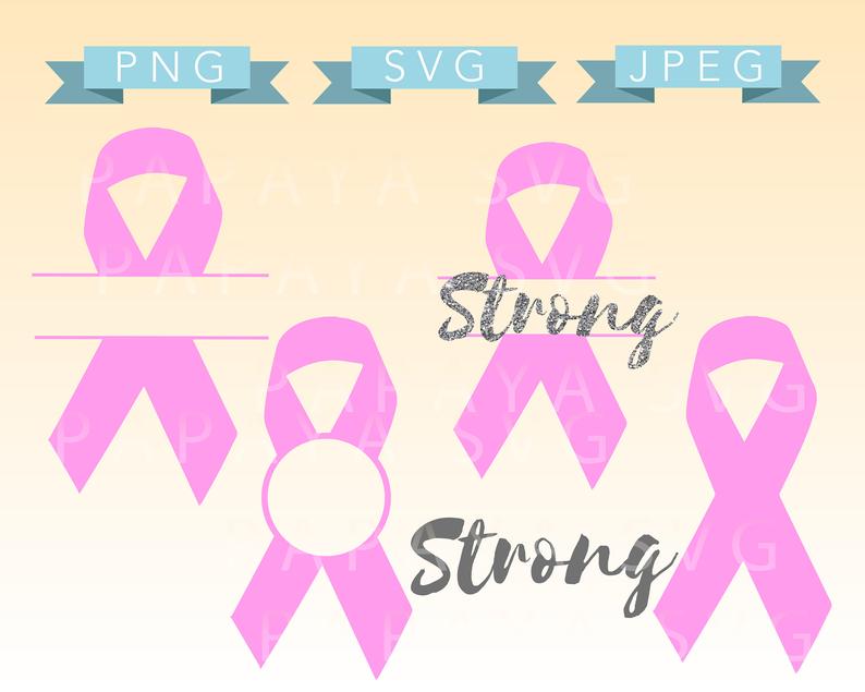 794x635 Breast Cancer Ribbon Set Png Cricut Etsy
