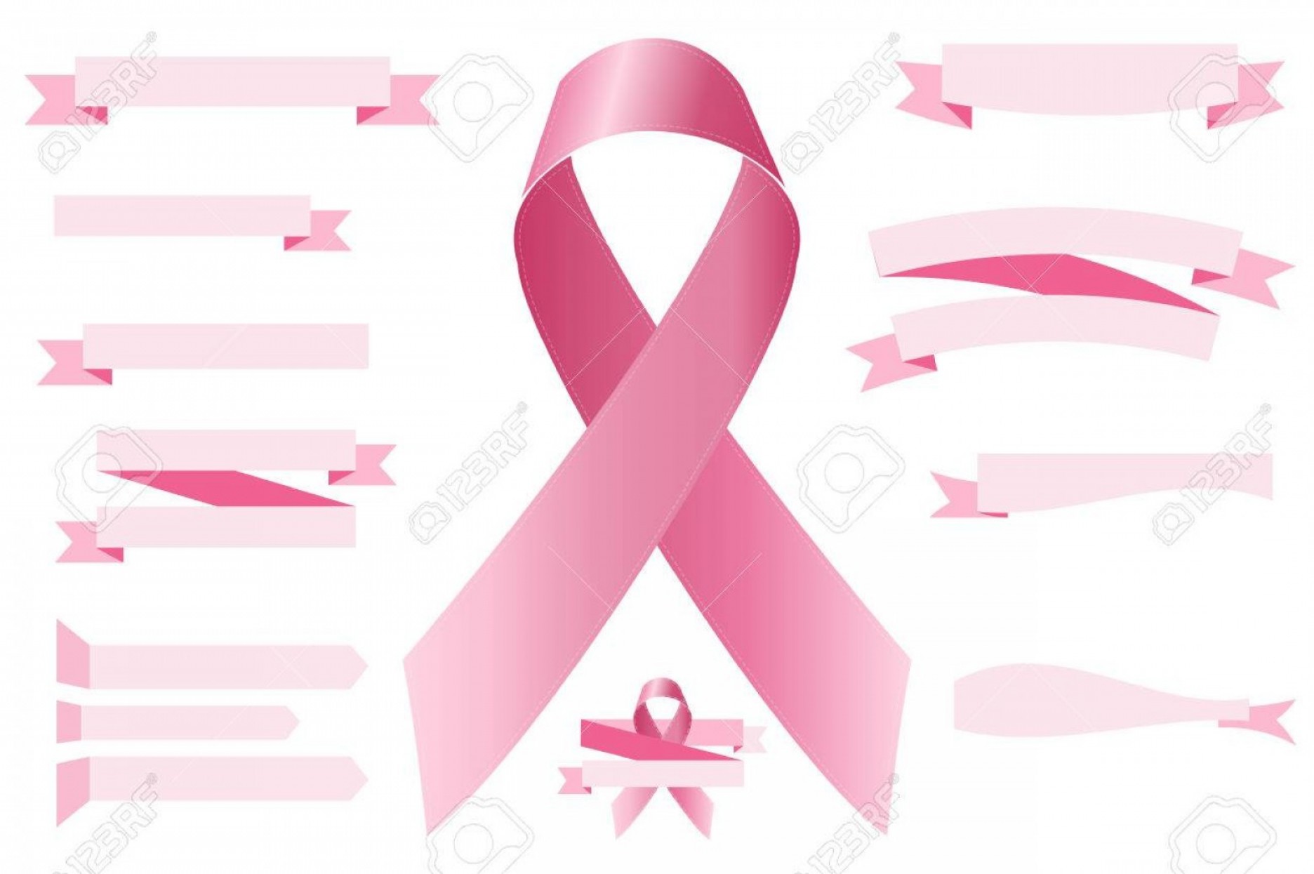 1872x1245 Photostock Vector Prostate Cancer Awareness Ribbon Light Pink