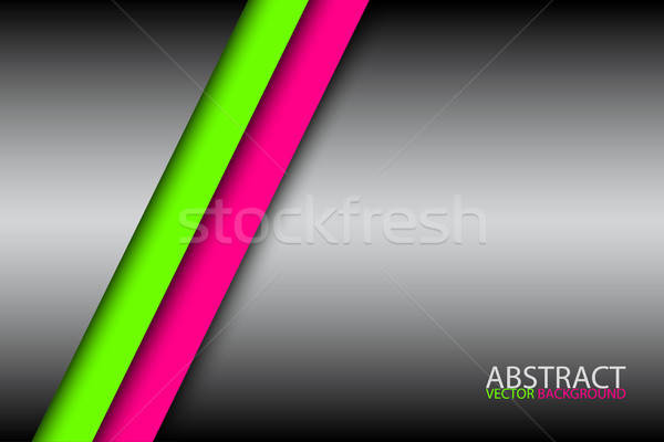 600x400 Abstract Background With Two Bright Stripes, Pink And Green