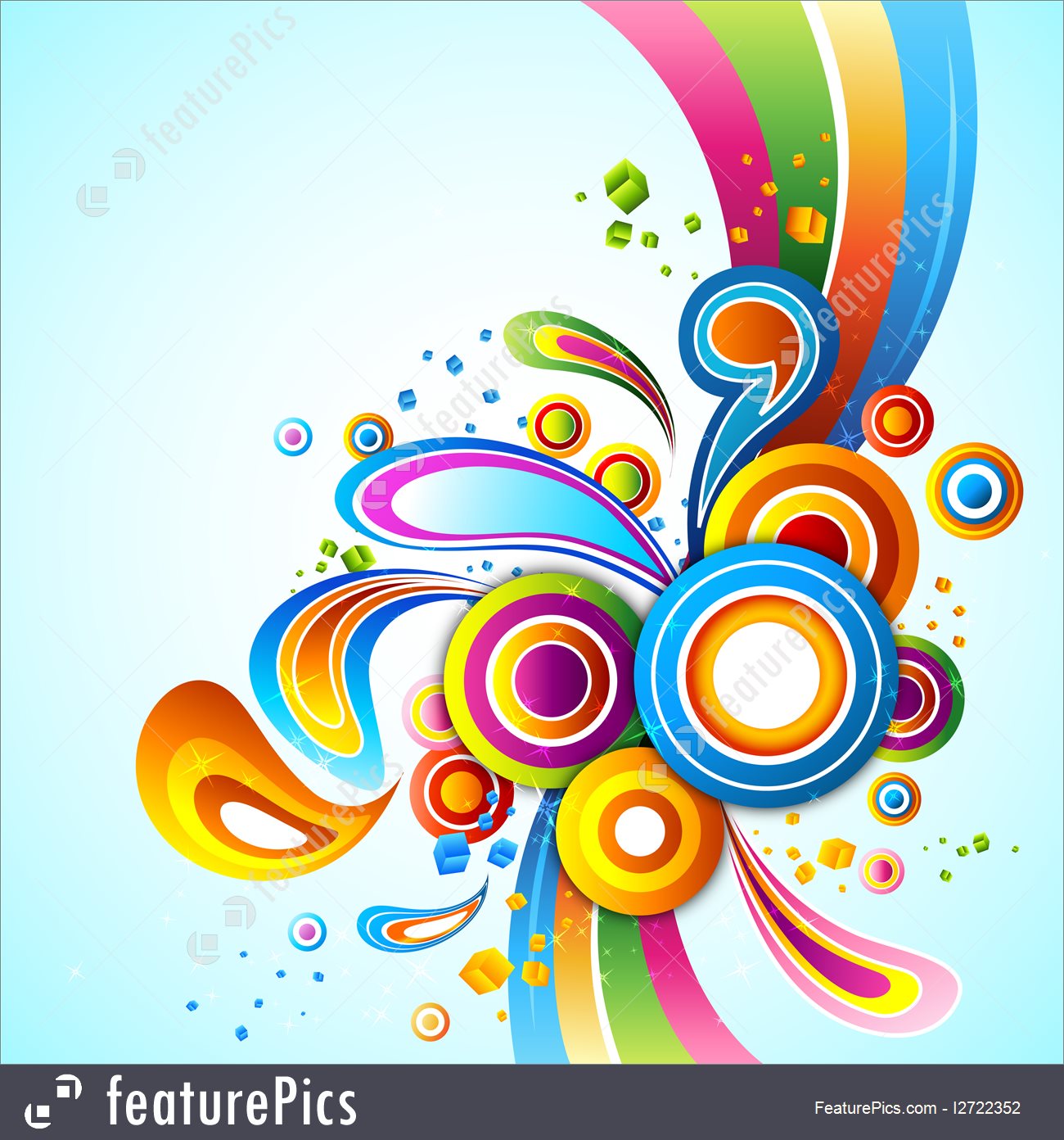 1300x1392 Colorful Abstract Vector Background