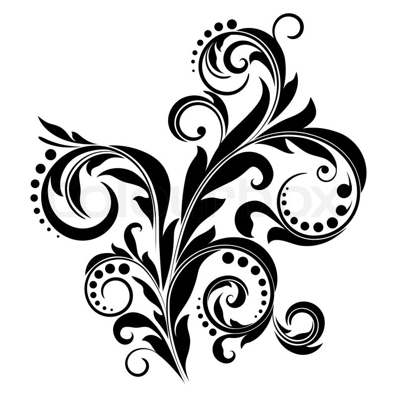 Black Design Element On A White Stock Vector Colourbox 800x800 Black Design Element On A White Stock Vector Colourbox