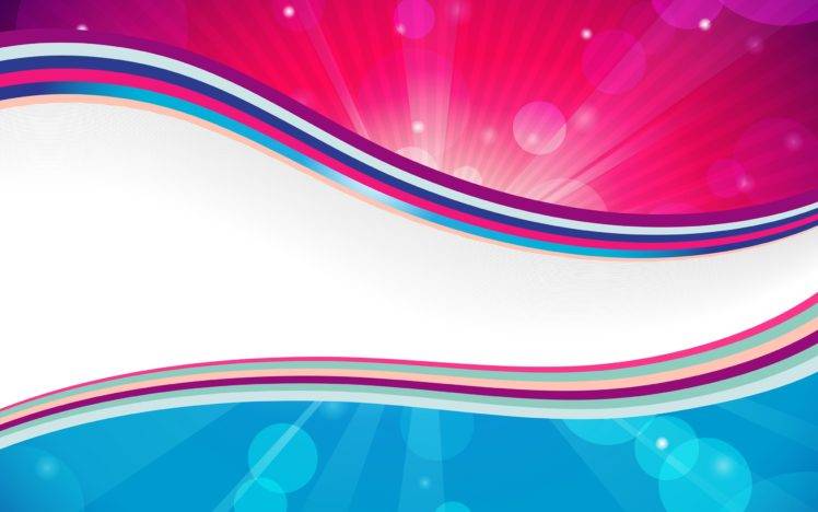 748x468 Vector, Abstract, Colorful, Wavy Lines Wallpapers Hd Desktop