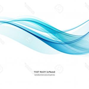 300x300 Photostock Vector Abstract Vector Background Blue Waved Lines