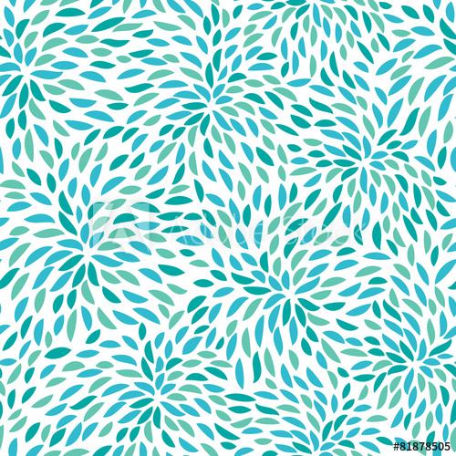 500x500 Vector Flower Pattern Seamless Floral Background