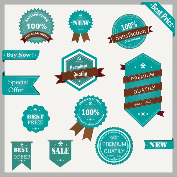 Vintage Badges Free Vector In Adobe Illustrator 600x600 Vintage Badges Free Vector In Adobe Illustrator