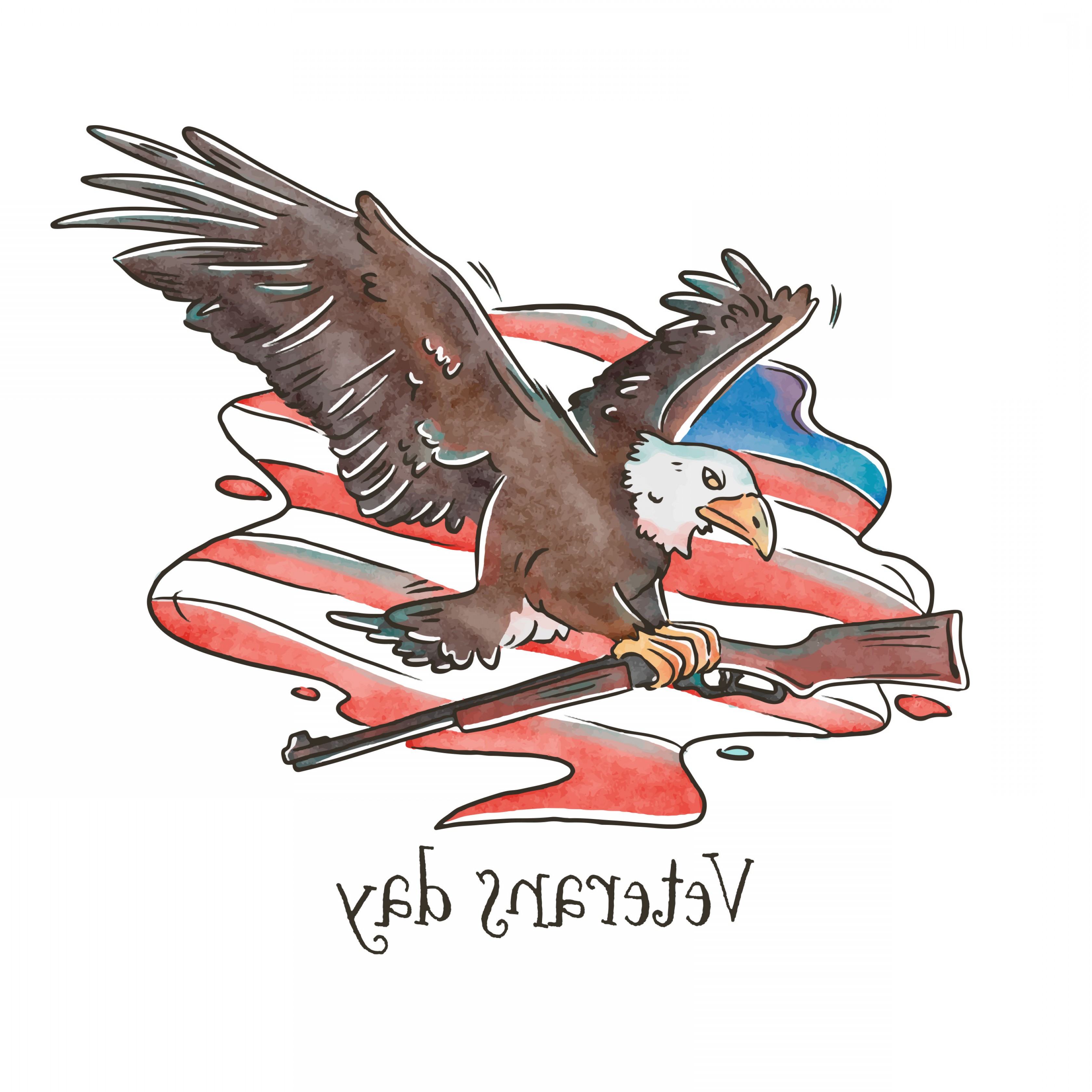 3360x3360 Bald Eagle Grabbing Rifle And American Flag Vector Catchsplace