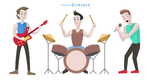 491x260 Band Vector Graphics To Download