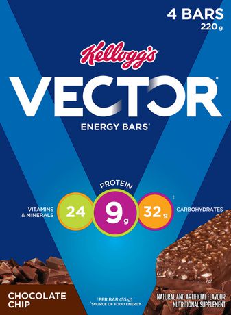337x460 Kellogg's Vector Energy Bars, Chocolate Chip, Bars