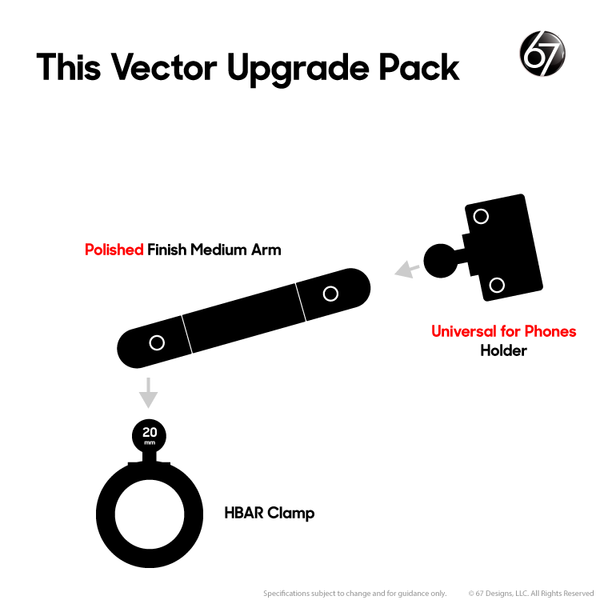 600x600 The Vector Offroad E Dock Bar Upgrade Pack Designs
