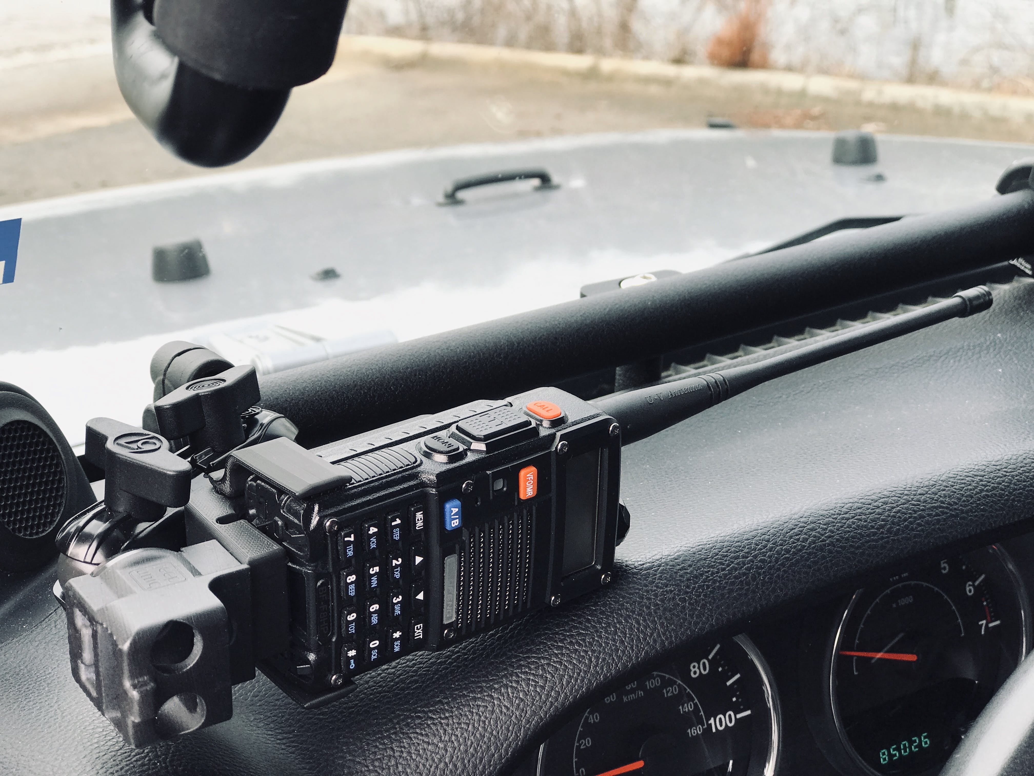 4032x3024 Baofeng Bf Ham Mic + Baofeng Uv Radio Holder