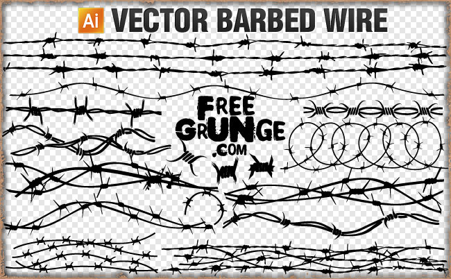 Vector Barb Wire