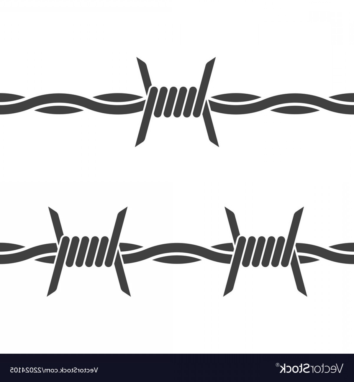 1200x1296 Barbed Wire Vector White Catamart