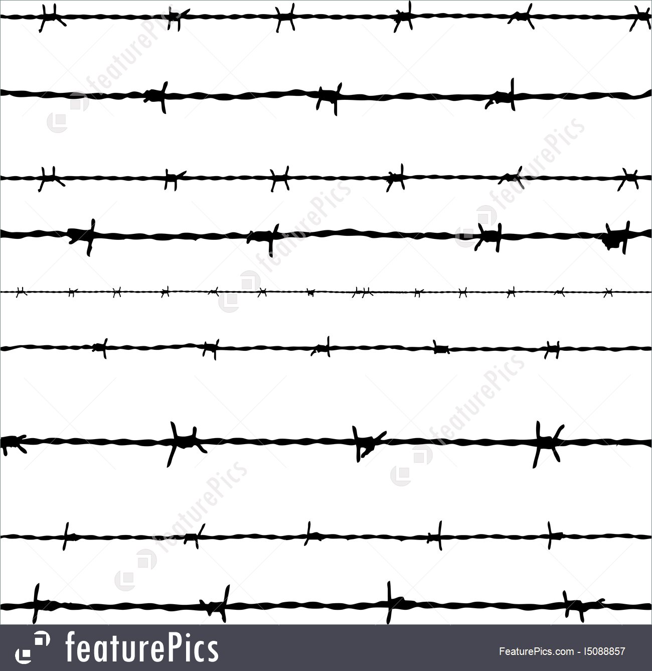 1300x1337 Barbed Wire Vector