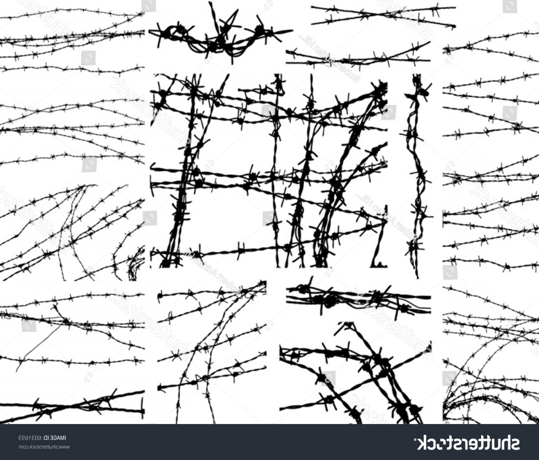 1800x1534 Strands Of Barb Wire Vector Sarahgardan