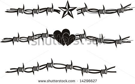 450x281 Barbwire Tattoos Barbed Wire Vector Tattoo