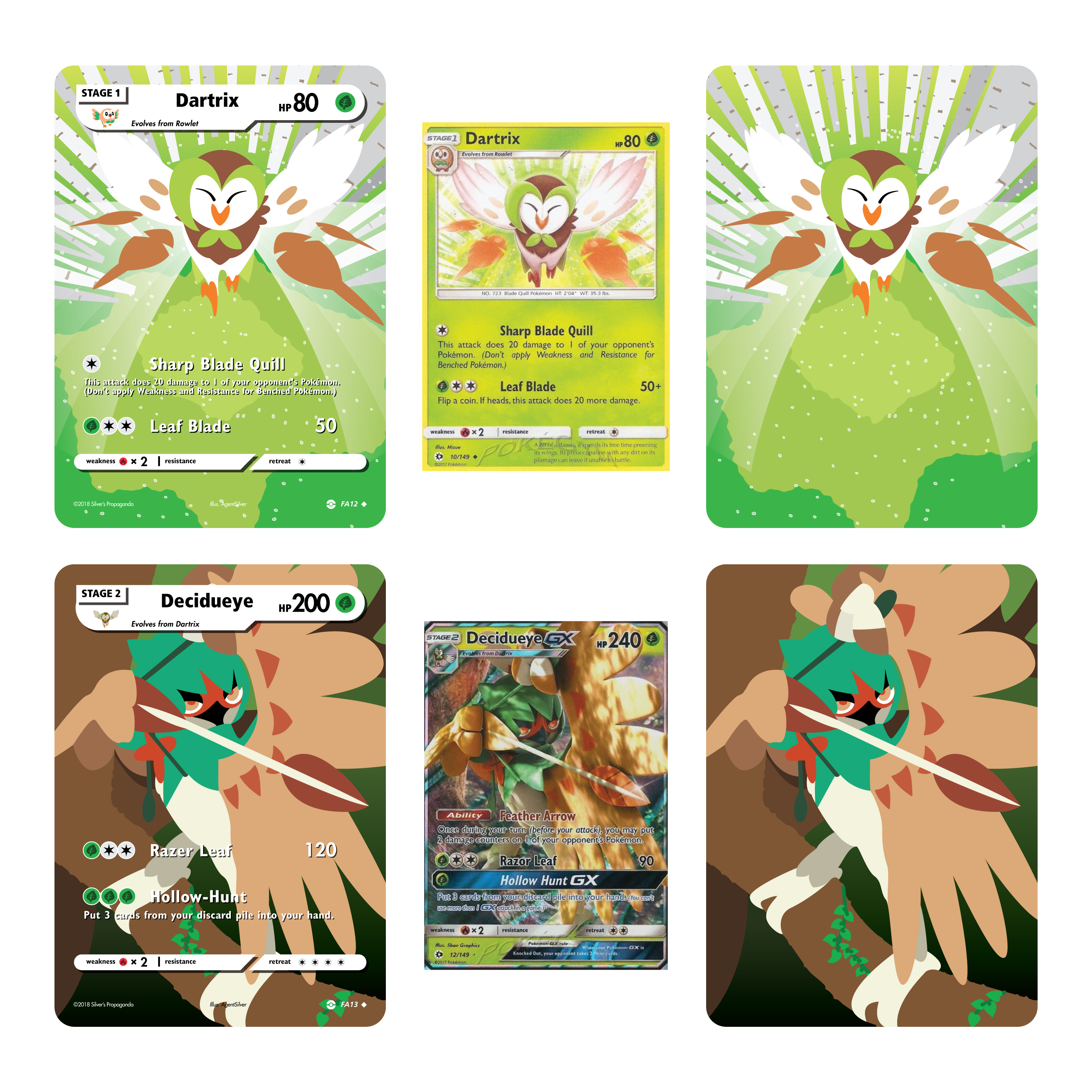 I Created Vector Based Expanded Artwork For Dartrix And Decidueye 2881x2881 I Created Vector Based Expanded Artwork For Dartrix And Decidueye