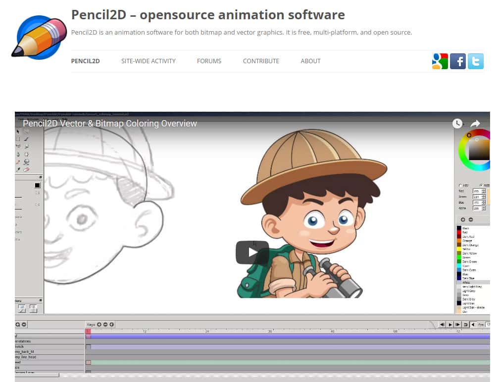 making flash animations with synfig studio
