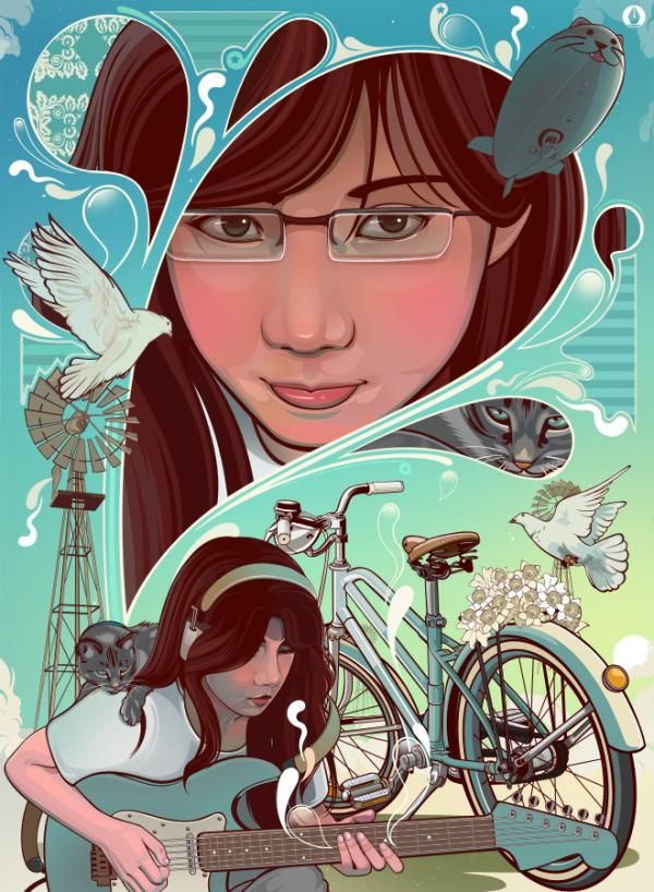 600x818 Vector Digital Art