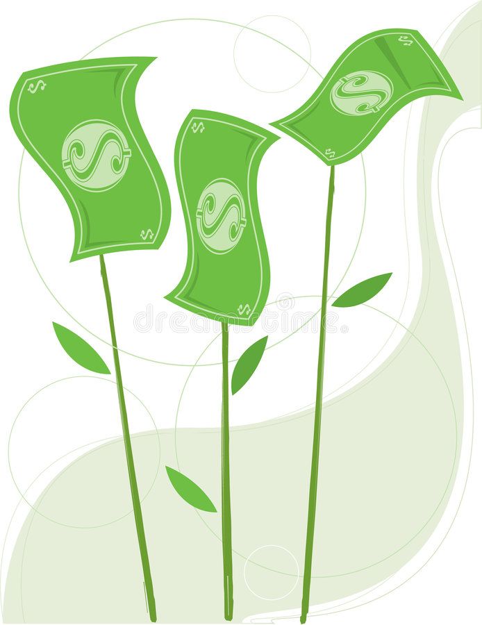 694x900 Sprouting Money Money Growing From Stems Like Flowers Is