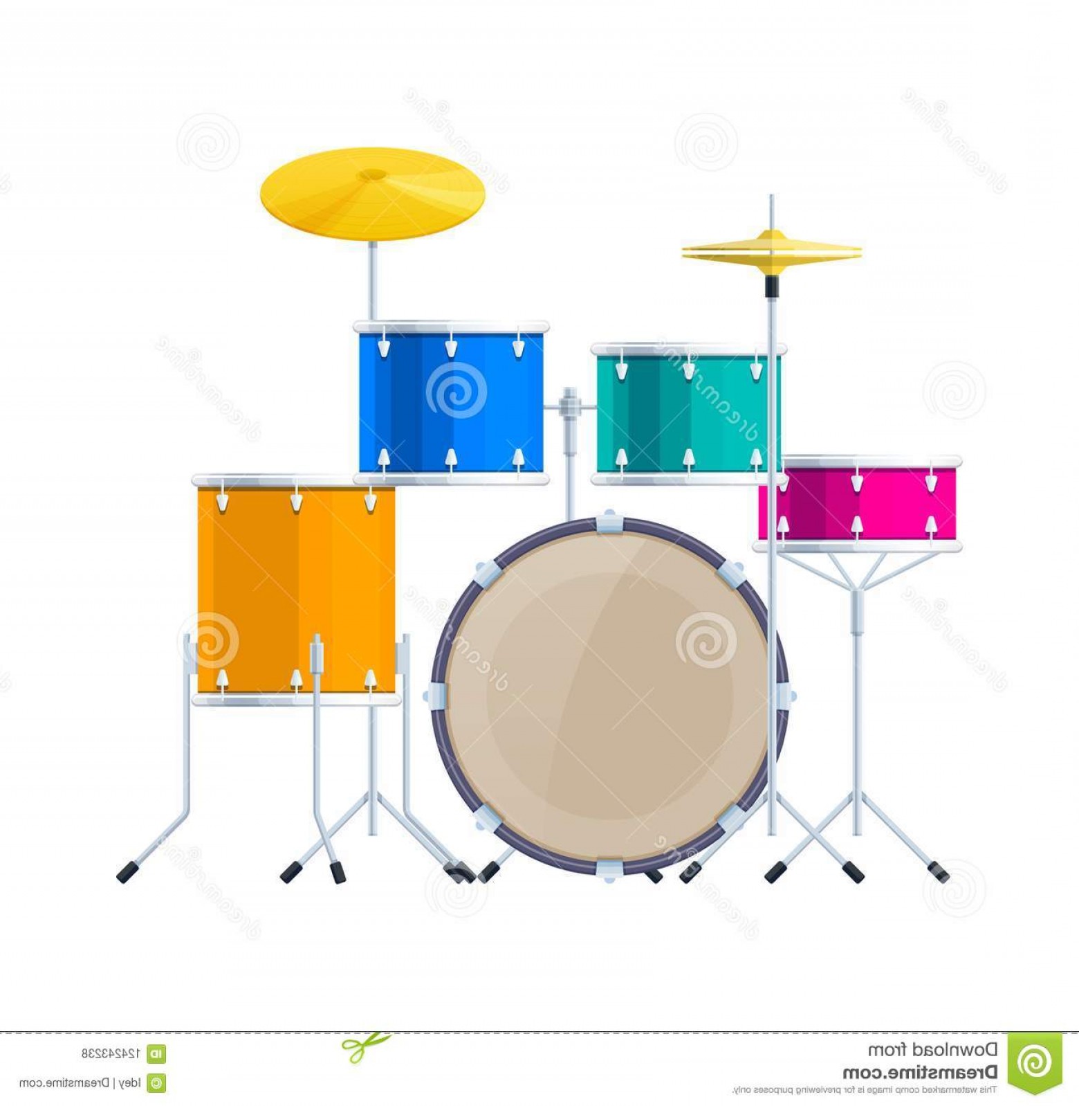 Realistic Percussion Musical Instrument Drum Set Sound Barrels 1560x1598 Realistic Percussion Musical Instrument Drum Set Sound Barrels